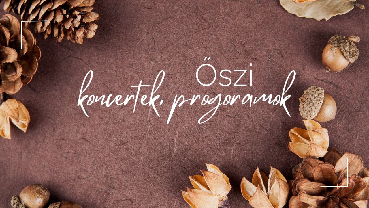 Őszi nagyváradi koncertek 2025
